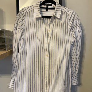 BCBG Maxazria Pin Stipe Blouse